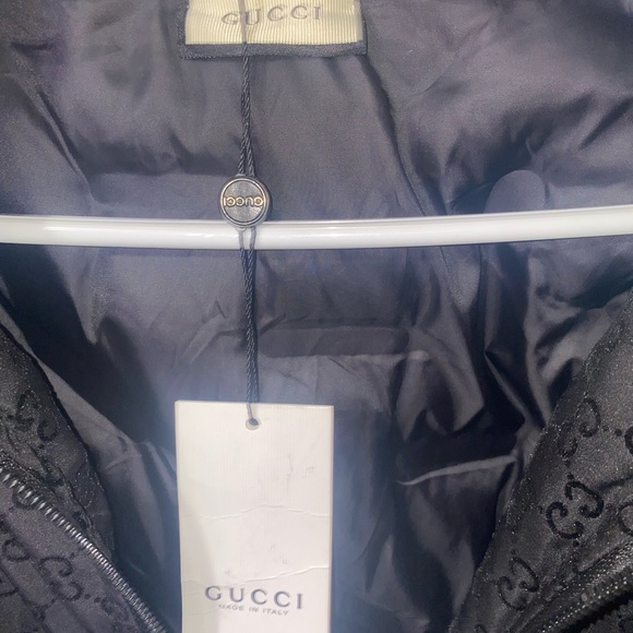 Gucci Black Monogram Hooded Jacket – 3XL - Picture 4 of 6
